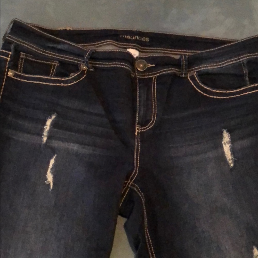Maurice’s soft denim Capri